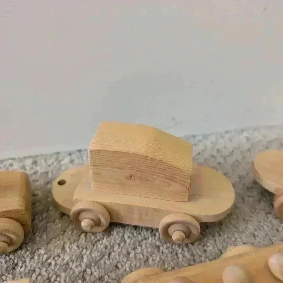 Wooden kids train set - Picture 7 of 10